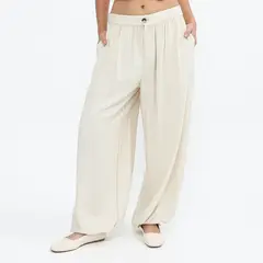 SYBILLA - Pantalón Balloon Tiro Bajo Mujer