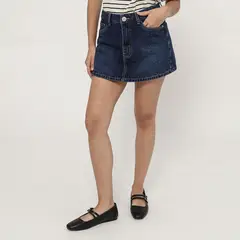 SYBILLA - Falda Short Denim Mujer