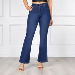 KANSAS - Jean Flare Tiro Alto Mujer