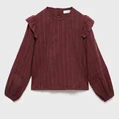 MANGO KIDS - Blusa Niña Manga Larga Algodón