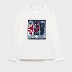 MANGO KIDS - Polo Niño Manga Larga Algodón