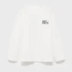 MANGO KIDS - Polo Niño Manga Larga Algodón