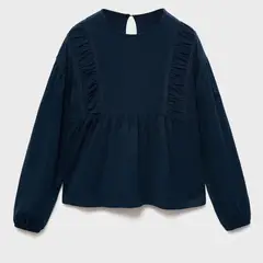 MANGO KIDS - Polo Niña Manga Larga Algodón