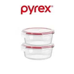 PYREX - Set 2pz Táper Redondo Easy Vent 900ml