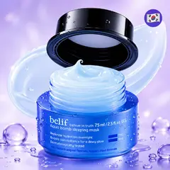 BELIF - Mascarilla Nocturna Hidratante con Textura Gel Pudín