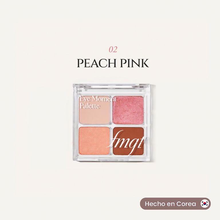 Paleta de Sombras 02 PEACH PINK