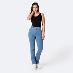 PIONIER - Jean Straight Algodón Mujer