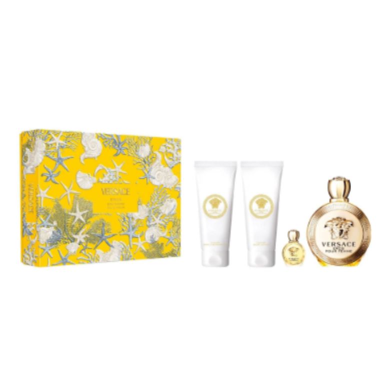 Set Eros Pour Femme Eau de Parfum 100 ml + Shower Gel 100 ml + Body Lotion 100 ml + Eau de Toilette 5 ml