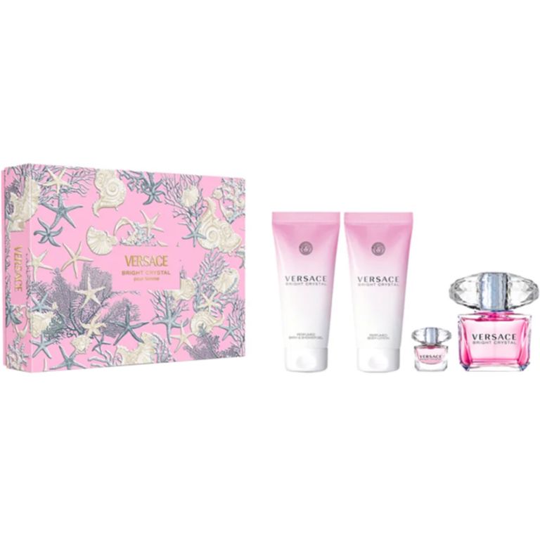 Set Bright Crystal Eau de Toilette 90 ml + Body Lotion 100 ml + Shower Gel 100 ml + Eau de Toilette 5 ml