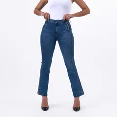 TAYSSIR - Jean Boot Cut Tiro Alto Mujer