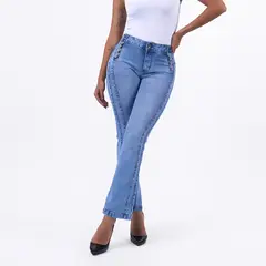 TAYSSIR - Jean Boot Cut Tiro Alto Mujer