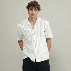 BEARCLIFF - Camisa Cuello Resort