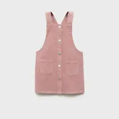 MANGO KIDS - Vestido Overol Bebé Niña Algodón