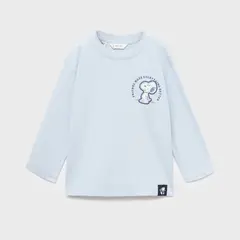 MANGO KIDS - Polo Bebé Niño Manga Larga Algodón Snoopy