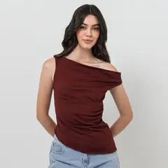 BASEMENT - Top Asimetrico Mujer