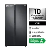 Refrigeradora Samsung 638Lt Side By Side RS64T5B00B1