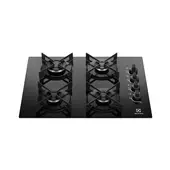 Electrolux 4 Hornillas Gas Encimera Negro