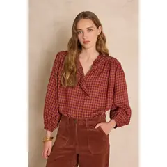 MAISON 123 - Blusa Manga Larga Mujer