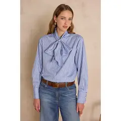 MAISON 123 - Blusa Manga Larga Mujer