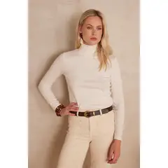 MAISON 123 - Polo Manga Larga Mujer