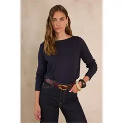 MAISON 123 - Polo Manga Larga Mujer