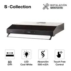 SOLE - Slim Black Touch Free 60 Cm