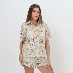 BASEMENT - Top Manga Corta Mujer