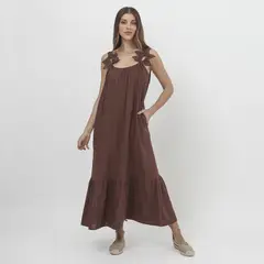 BASEMENT - Vestido Largo Mujer