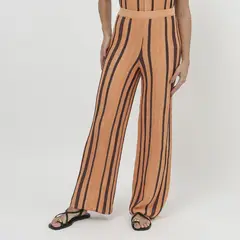 BASEMENT - Pantalón Boot Cut Tiro Alto Mujer