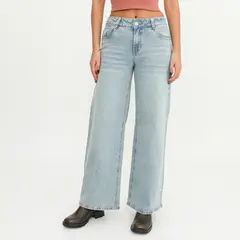 DENIMLAB - Jean Wide Leg Tiro Bajo Mujer