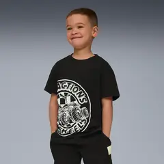 PUMA - Polo Algodón Niño Manga Corta X Hot Wheels