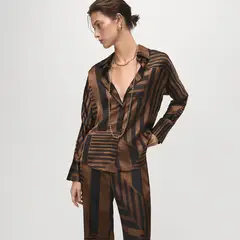 MANGO - Blusa Manga Larga Mujer