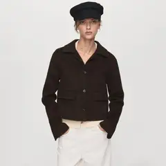 MANGO - Abrigo Corto Mujer