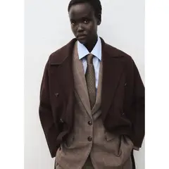 MANGO - Abrigo Largo Mujer