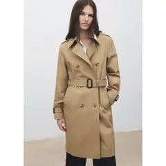 MANGO - Trench Largo Mujer
