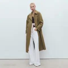 MANGO - Trench Largo Mujer