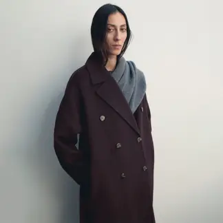 MANGO - Abrigo Largo Mujer