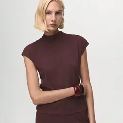 MANGO - Polo Manga Corta Mujer