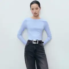 MANGO - Chompa Manga Larga Mujer