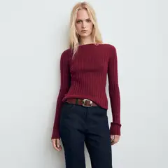 MANGO - Chompa Manga Larga Mujer