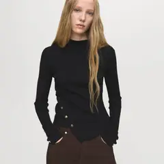 MANGO - Chompa Manga Larga Mujer