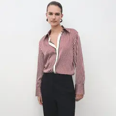 MANGO - Blusa Manga Larga Mujer