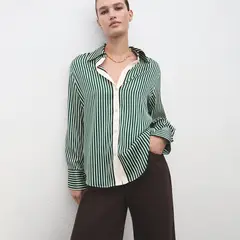 MANGO - Blusa Manga Larga Mujer