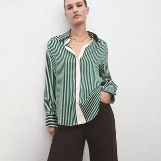 MANGO - Blusa Manga Larga Mujer