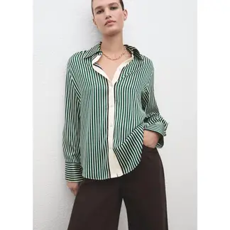 MANGO - Blusa Manga Larga Mujer