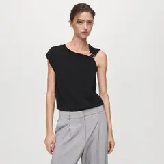 MANGO - Top Asimétrico Mujer