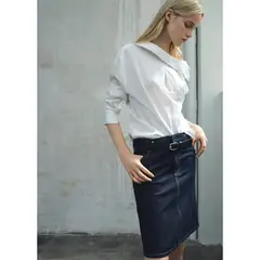 MANGO - Falda Denim Mujer