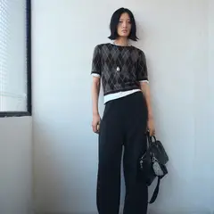 MANGO - Chompa Manga Corta Mujer