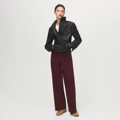 MANGO - Jean Wide Leg Tiro Alto Mujer