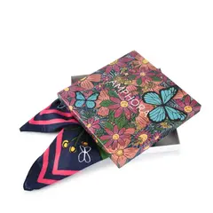 AMPHORA - Pañuelo Papillon Morado